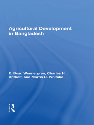 cover image of Agricultural Development In Bangladesh